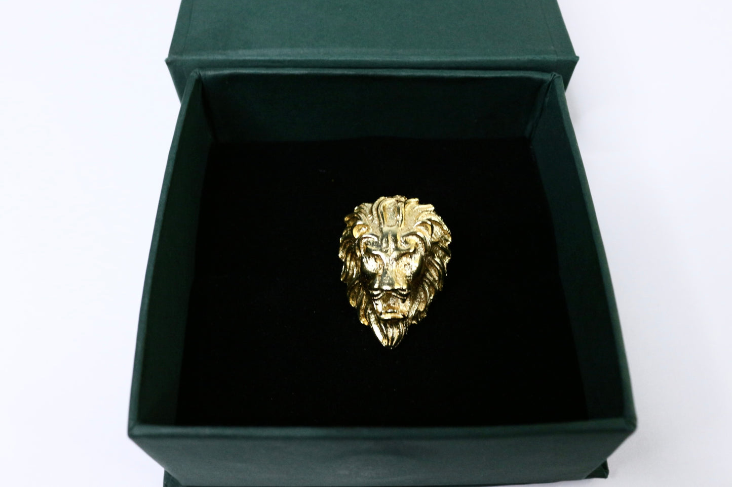 Lion Face Brooch