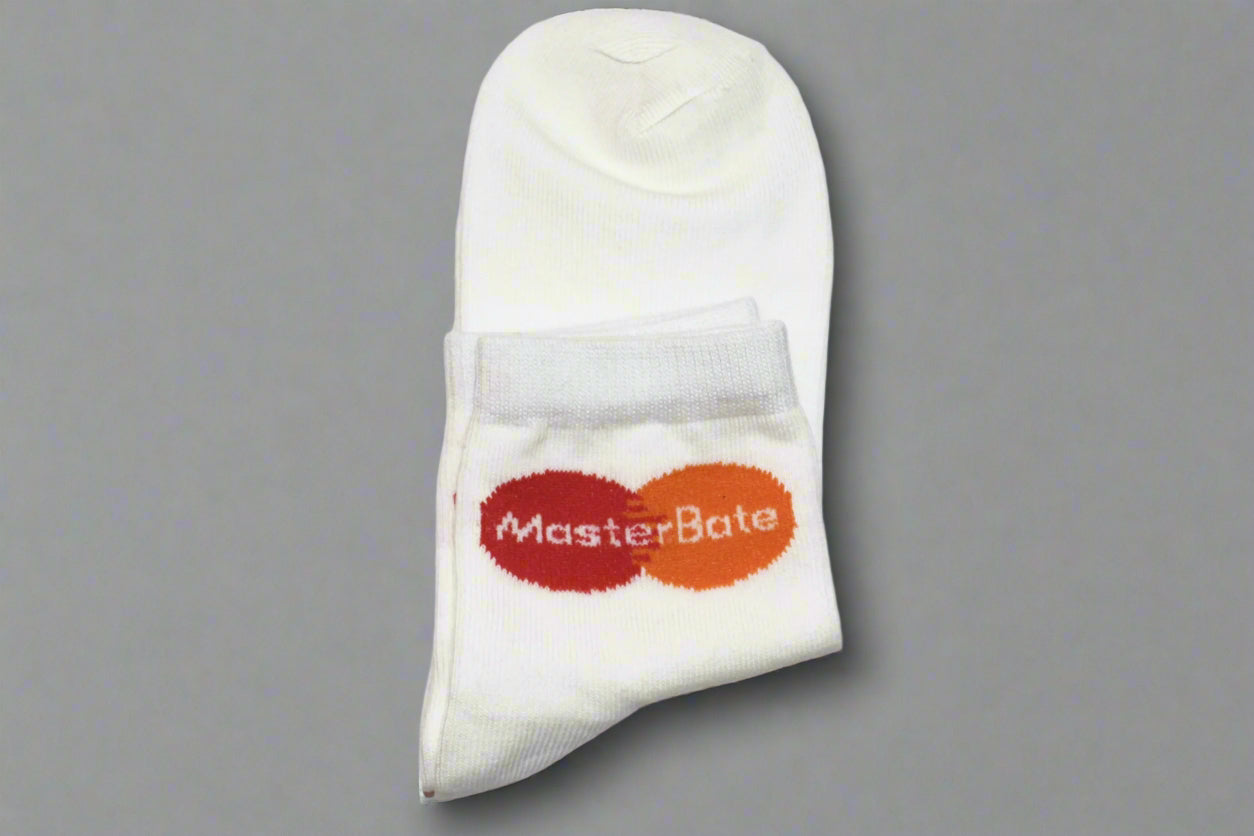 Master-bate Parody Socks