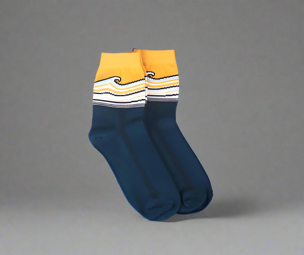 Wave Pattern Socks