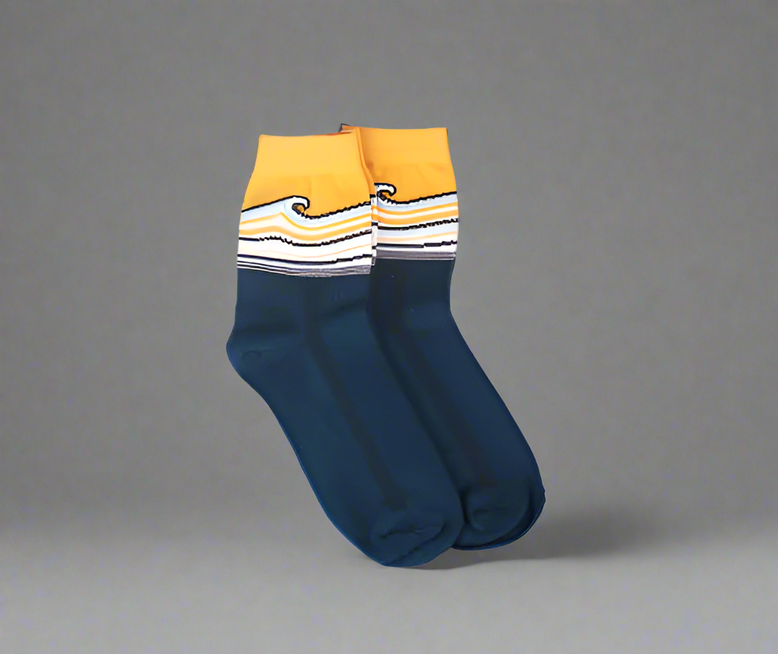 Wave Pattern Socks