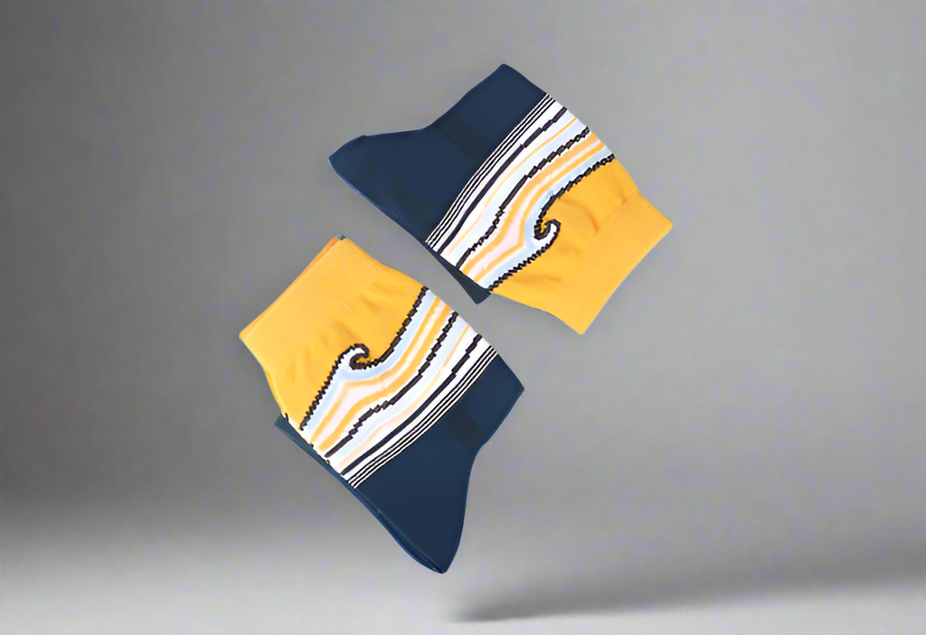 Wave Pattern Socks