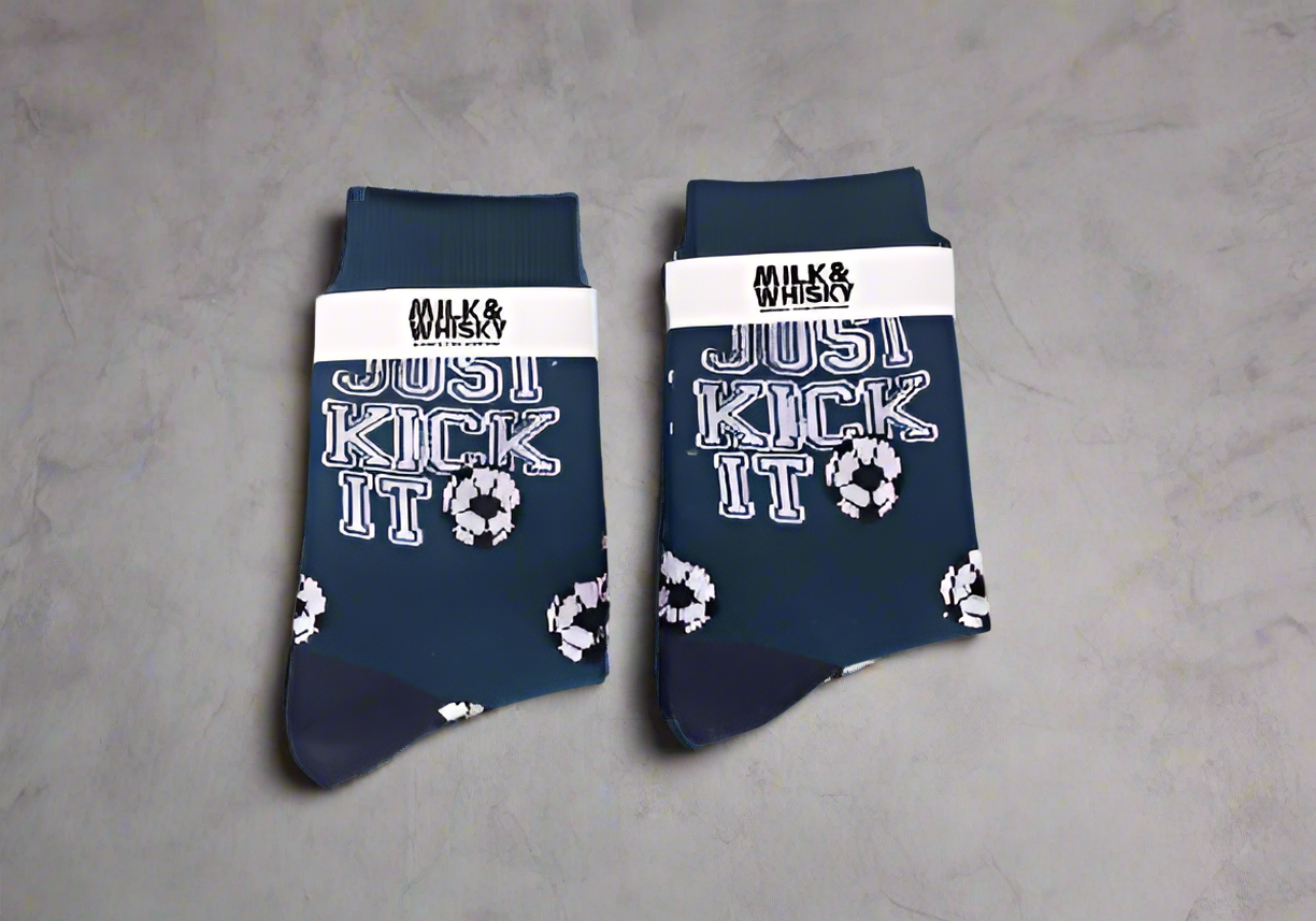"Just Kick It" Soccer Socks