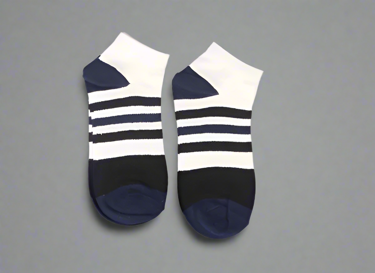 Neutral Striped Socks