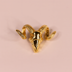 Golden Buck Brooch
