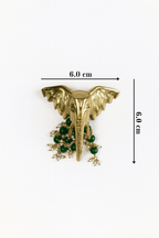 Elephant with Puvaii Brooch