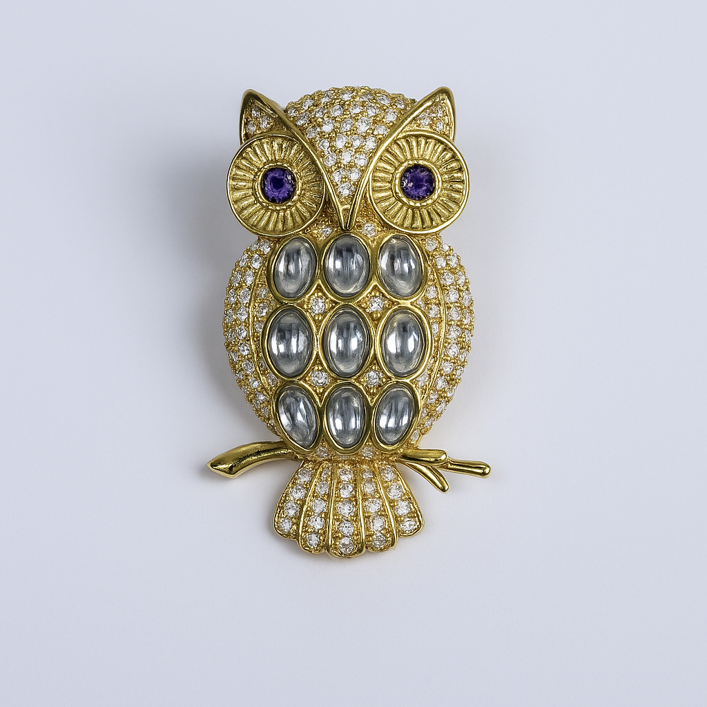 OWL Brooch
