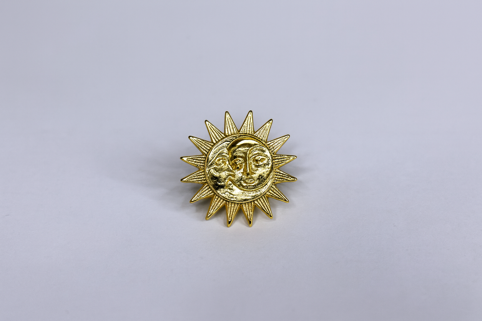 Sun & Moon Brooch
