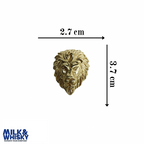 Lion Face Brooch