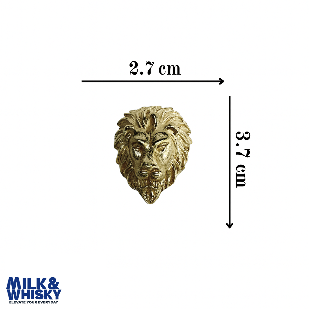 Lion Face Brooch