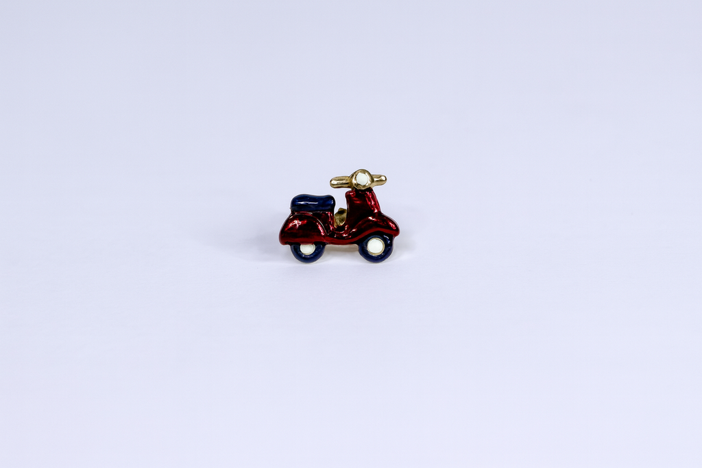 Tiny Scooter Brooch