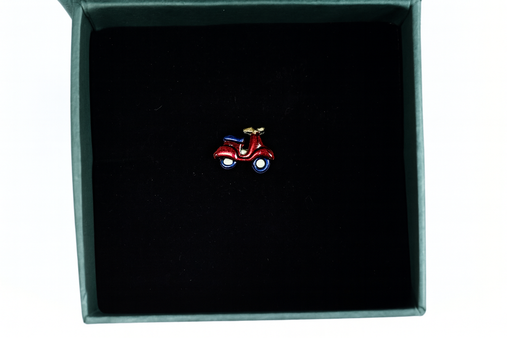 Tiny Scooter Brooch