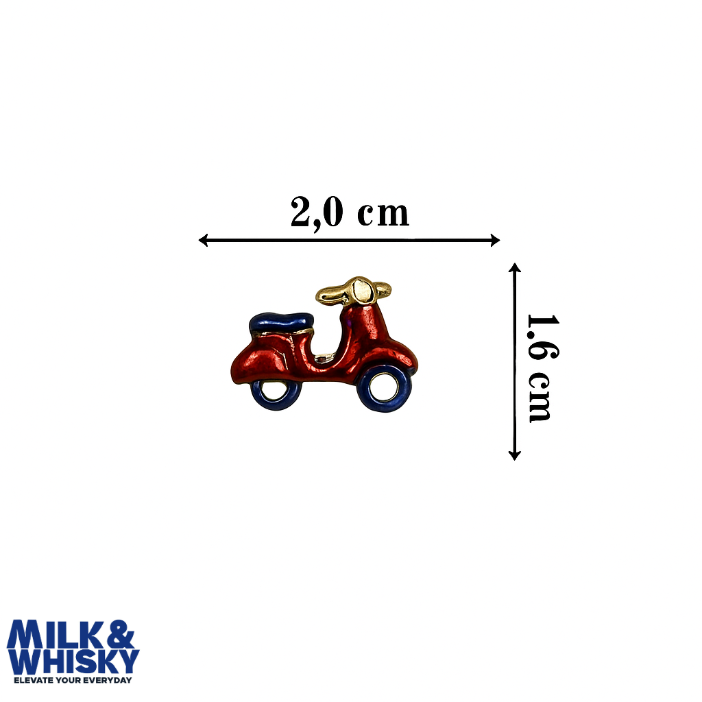 Tiny Scooter Brooch