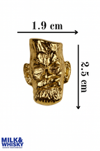 Cigar Face Brooch