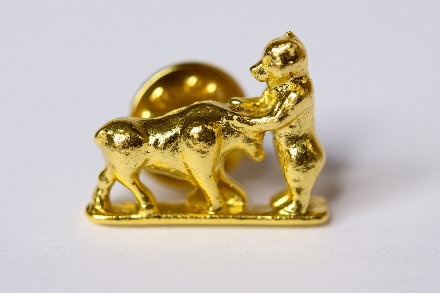 Bull & Bear Brooch
