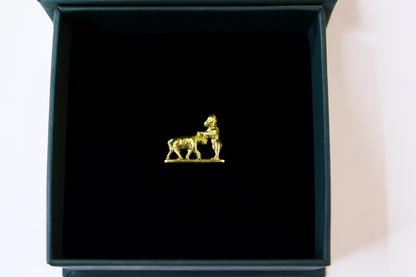 Bull & Bear Brooch