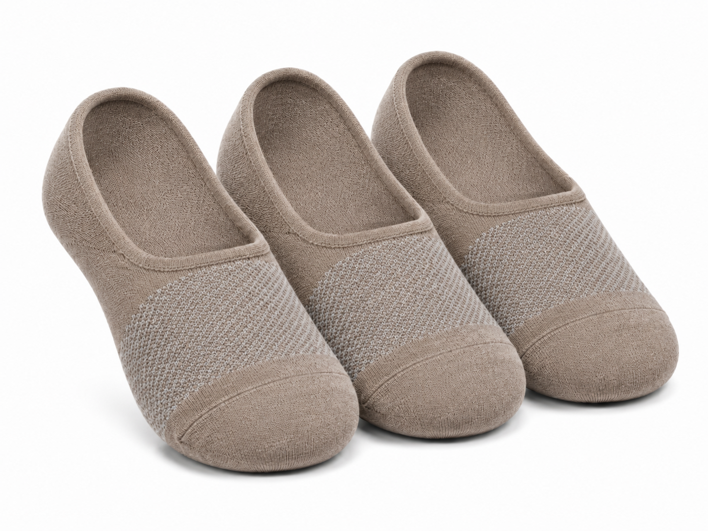 Desert Tone No-Show (Pack of 3)