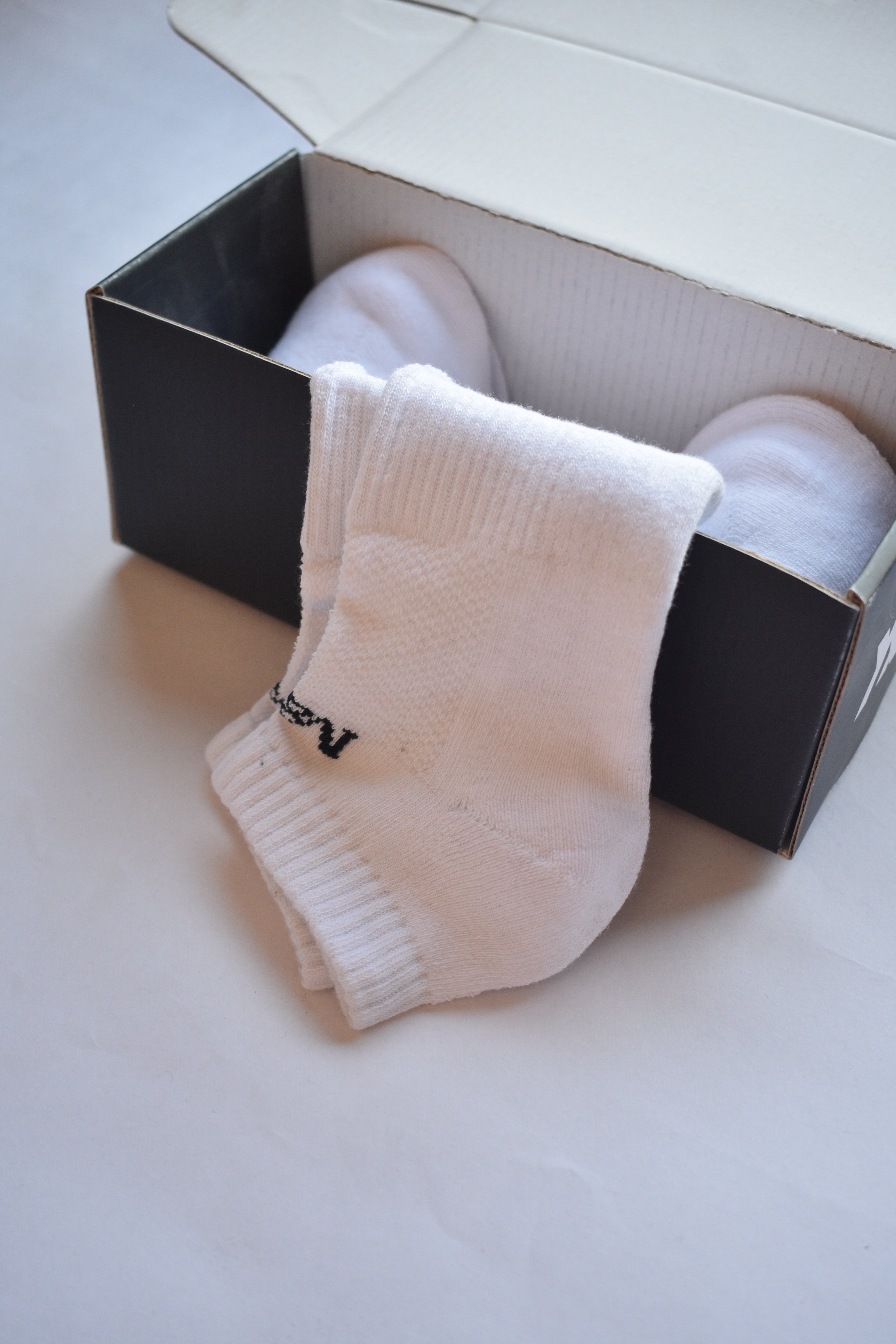 Core White – Ankle Socks Trio