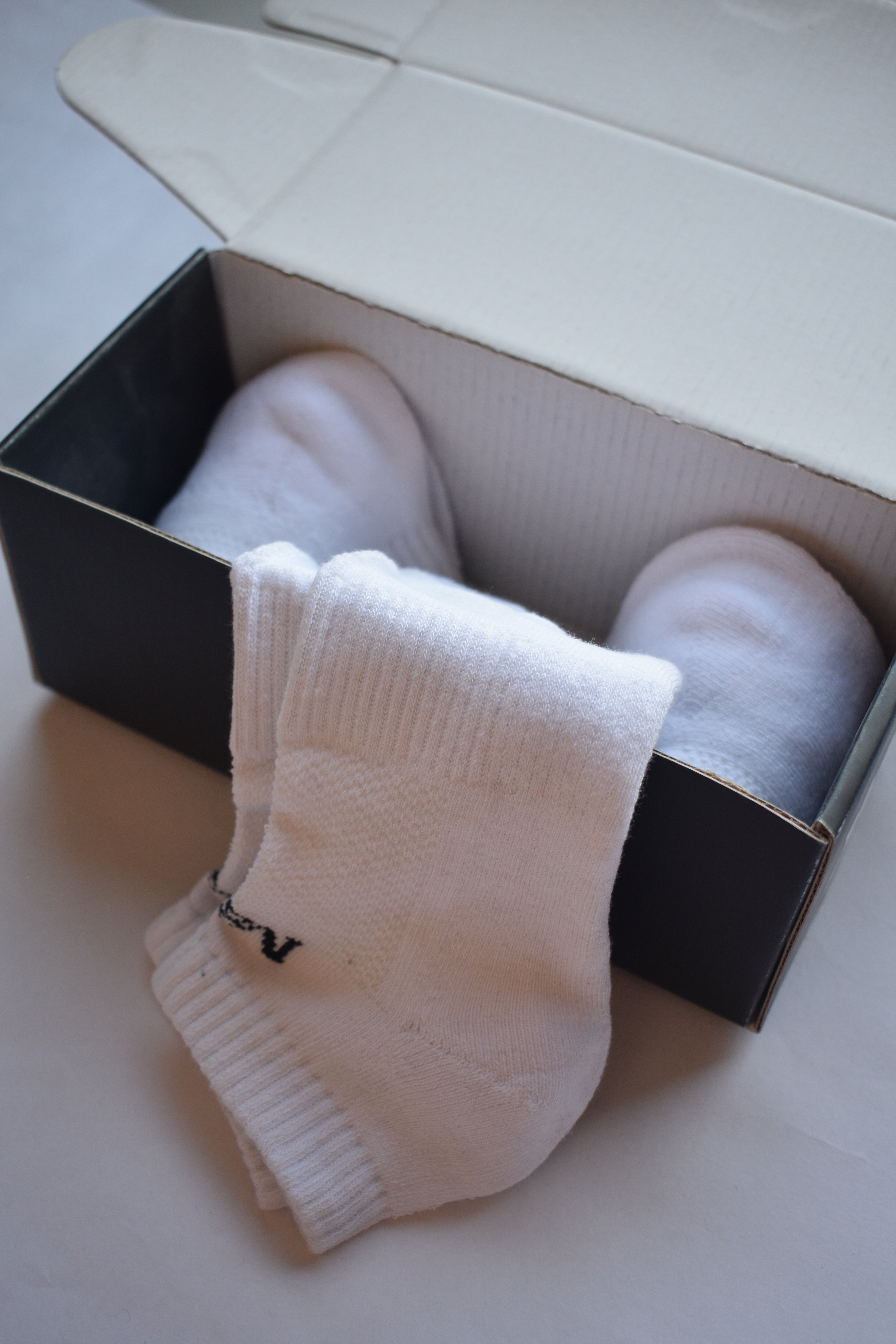 Core White – Ankle Socks Trio