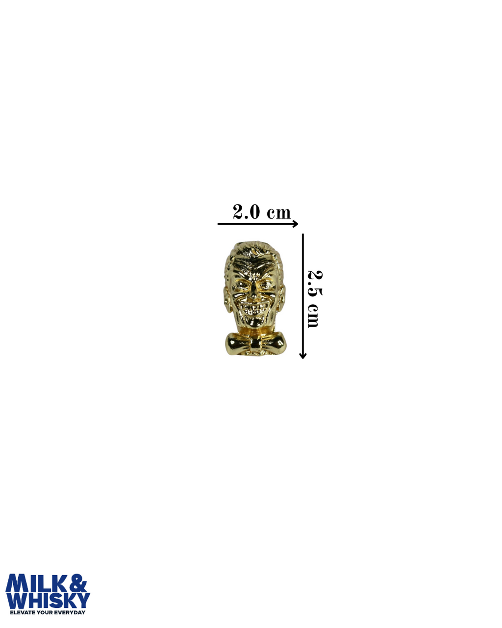 Joker Face Brooch
