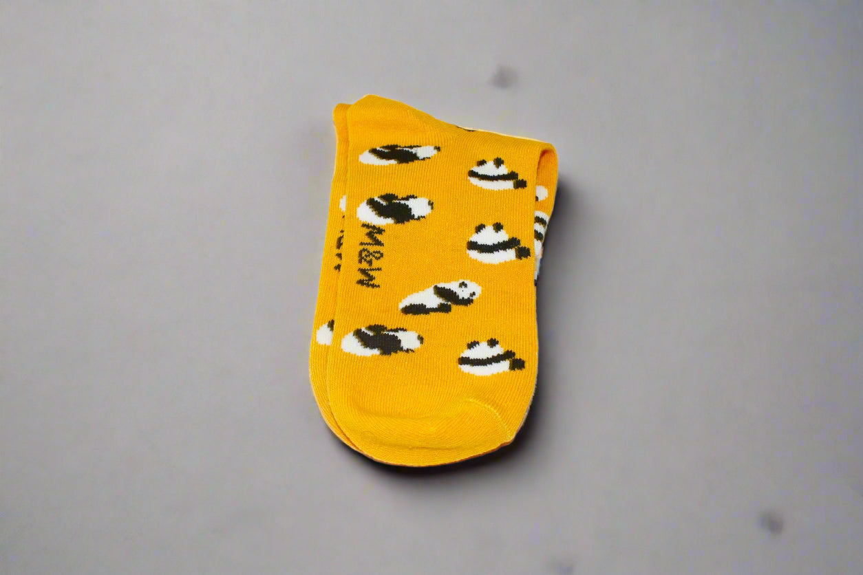 Yellow Panda Socks