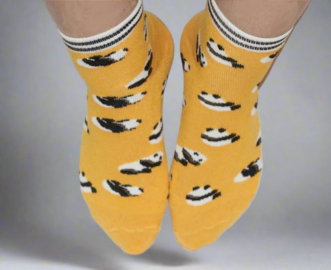 Yellow Panda Socks