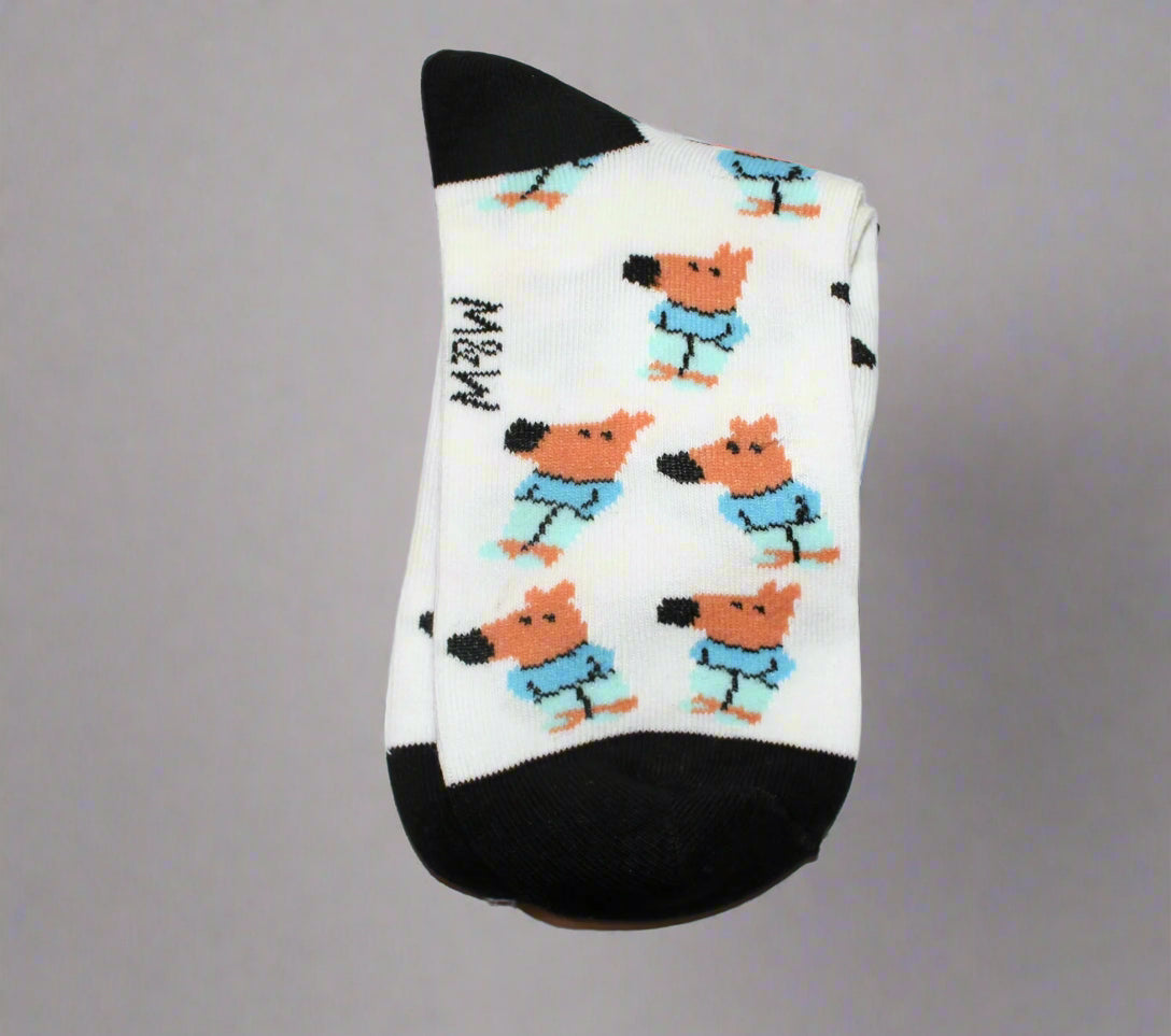 Chill-Guy Pattern Socks