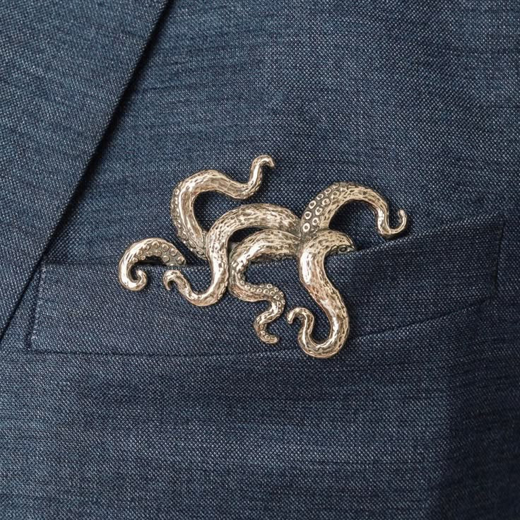 Octopus Brooch