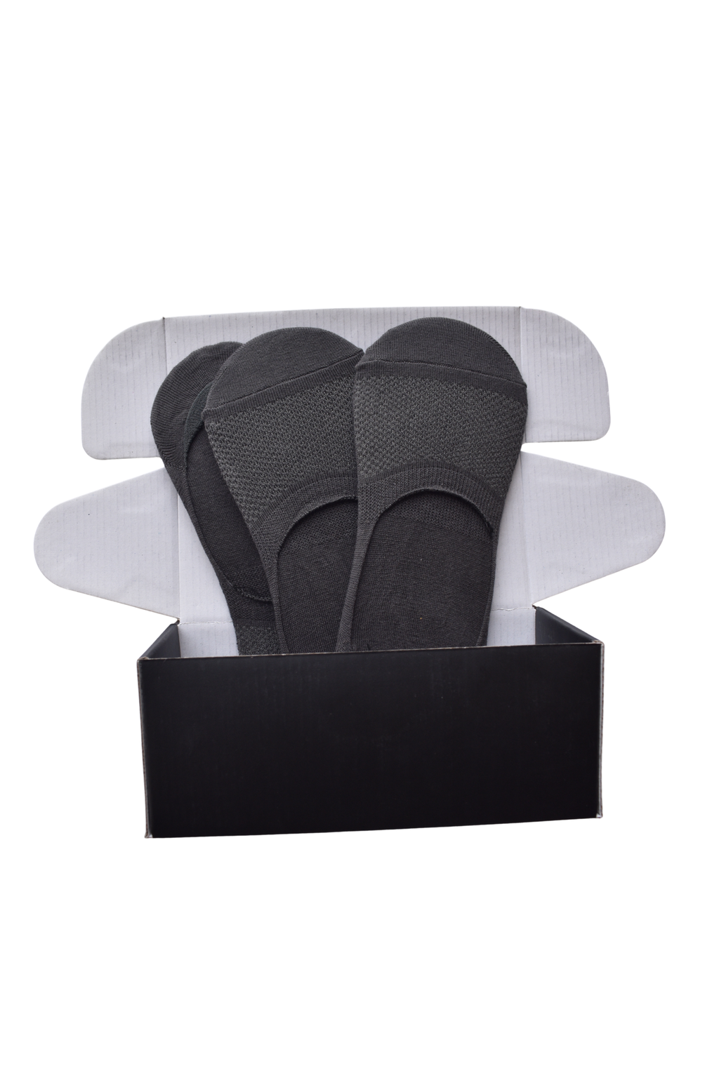 Graphite No-Show (Pack of 3)