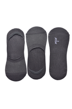 Graphite No-Show (Pack of 3)