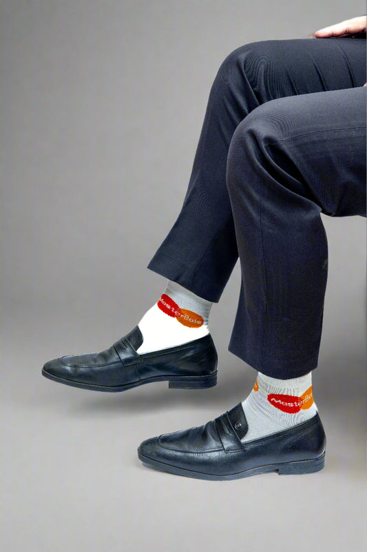 Master-bate Parody Socks