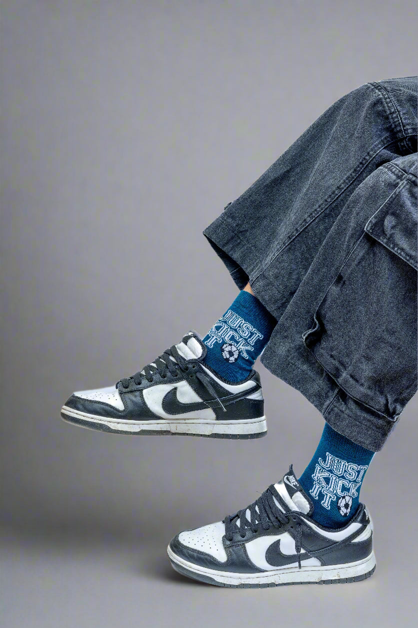 "Just Kick It" Soccer Socks