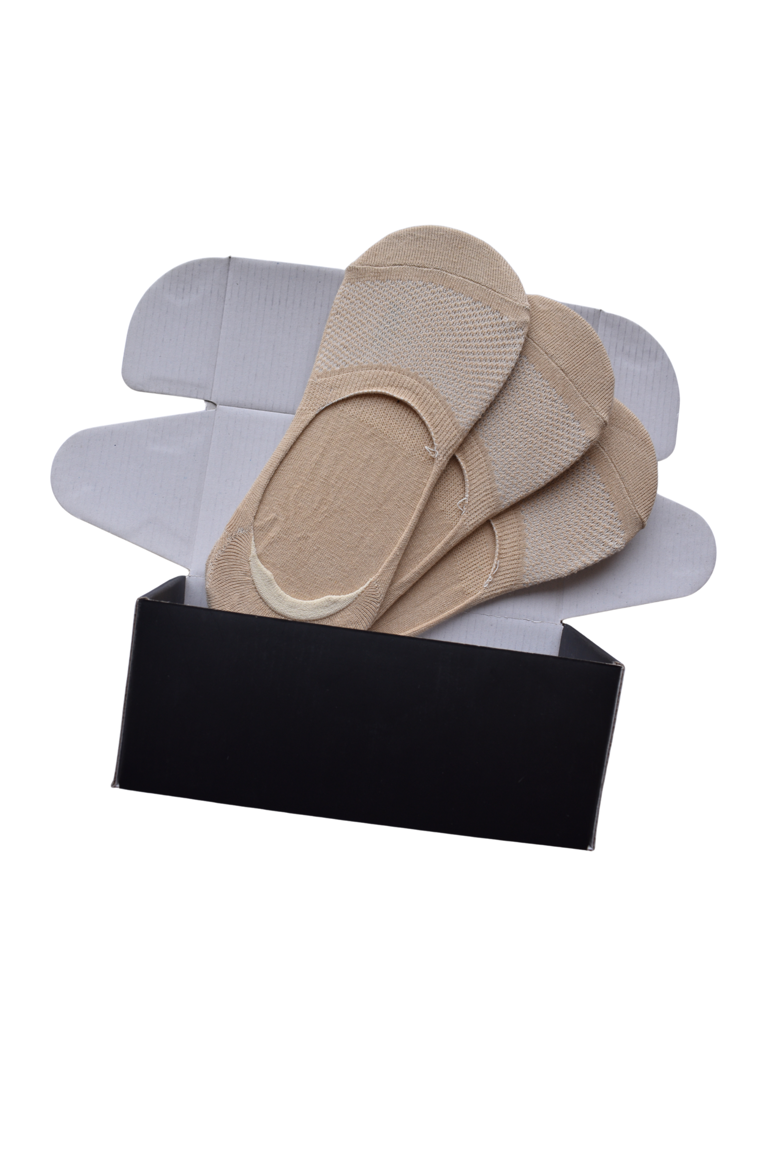 Desert Tone No-Show (Pack of 3)